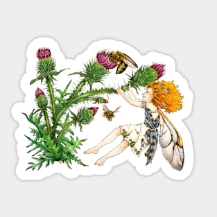 Scottish faerie Scottish Fairy Sticker